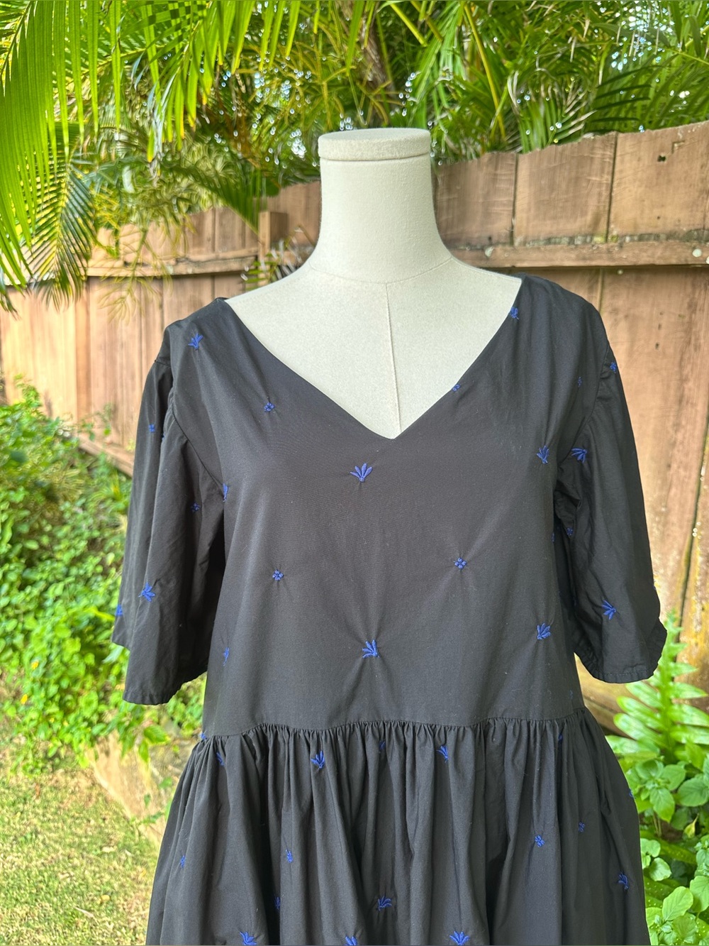 Merlette Clemente Embroidered Babydoll Dress Size Small - Picture 2 of 10